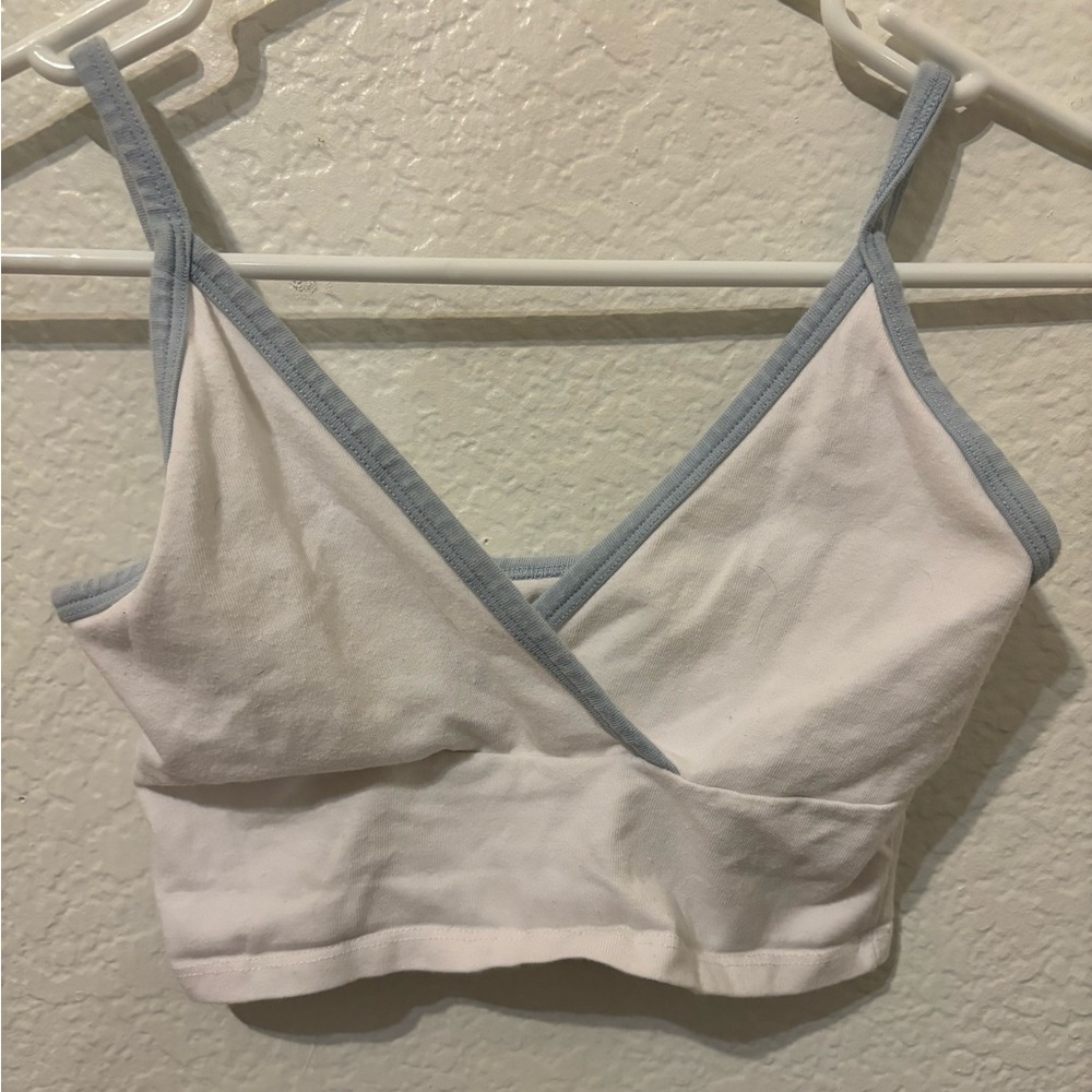Cute blue and white tank top